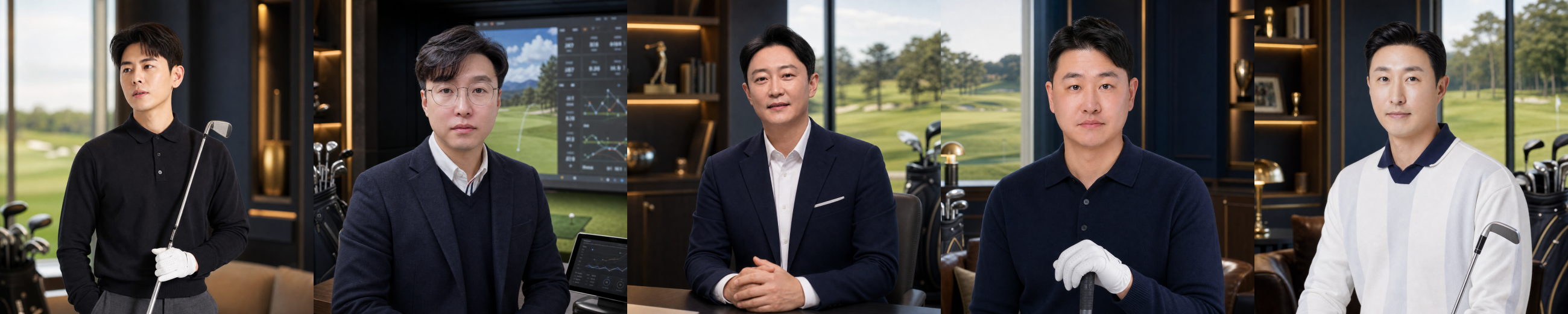 PGA Members in Korea member portraits